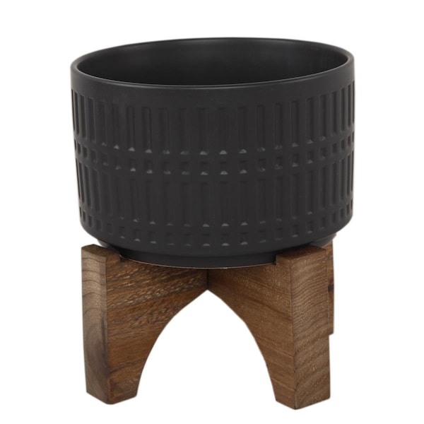 Conservatorio 7' Roman Ceramic With Wood Stand CO2965346 - main